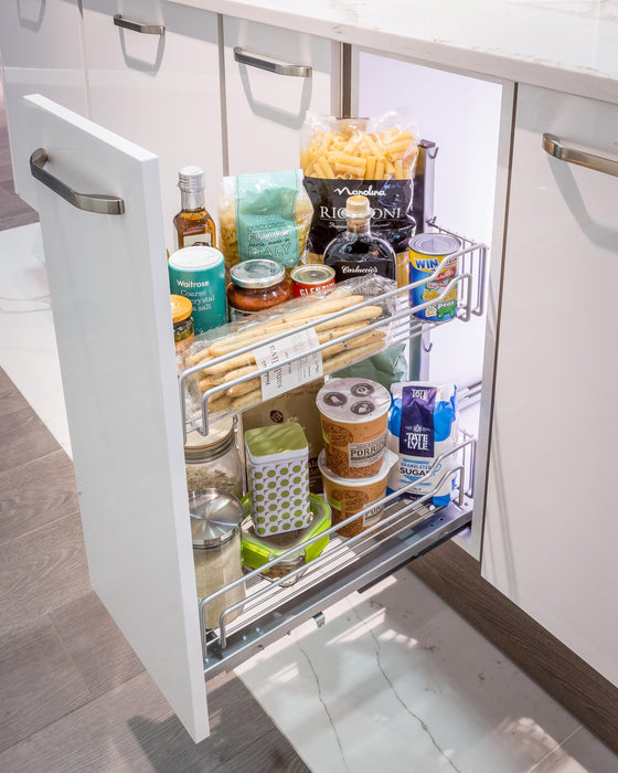 德國 Kesseböhmer Dispensa Junior III 頂級座式側拉籃 30cm  - 承重40kg