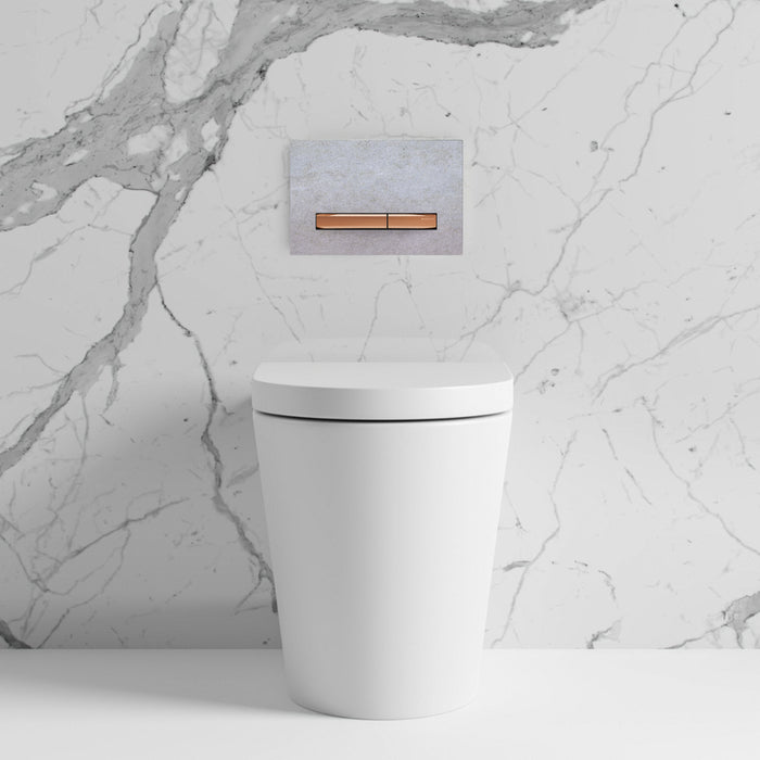 Geberit Sigma 50 二段式沖水面版(玫瑰金)｜需搭配水箱