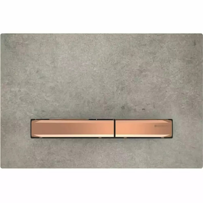 Geberit Sigma 50 二段式沖水面版(玫瑰金)｜需搭配水箱