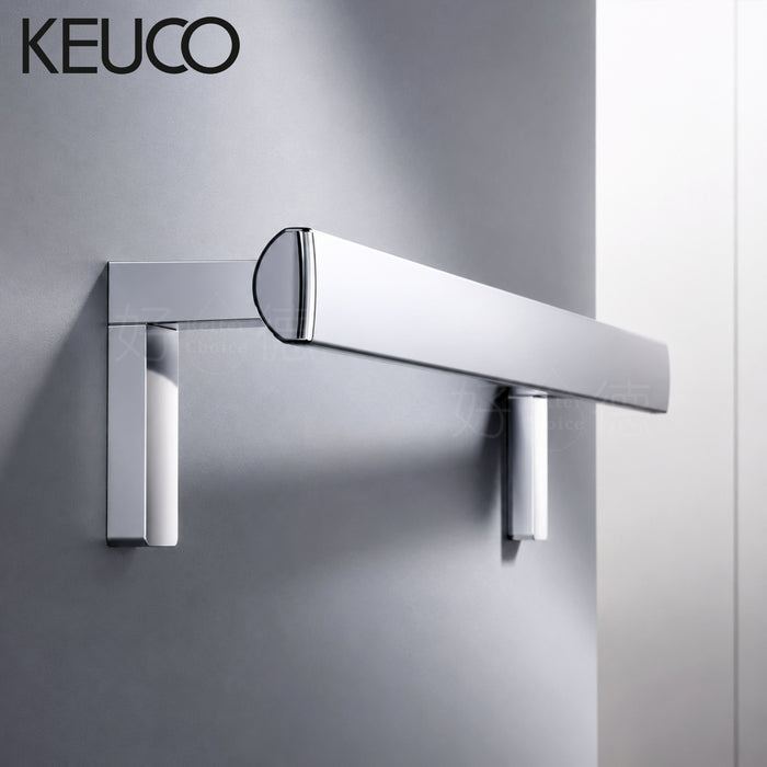 Keuco AXESS 保時捷設計 40cm 浴室扶手 (霧銀亮鉻色)