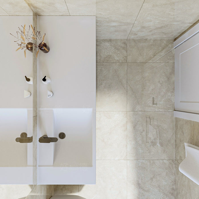 好德訂製 BC S60 人造石台上盆｜一體成型大檯面｜交期 3-4 週