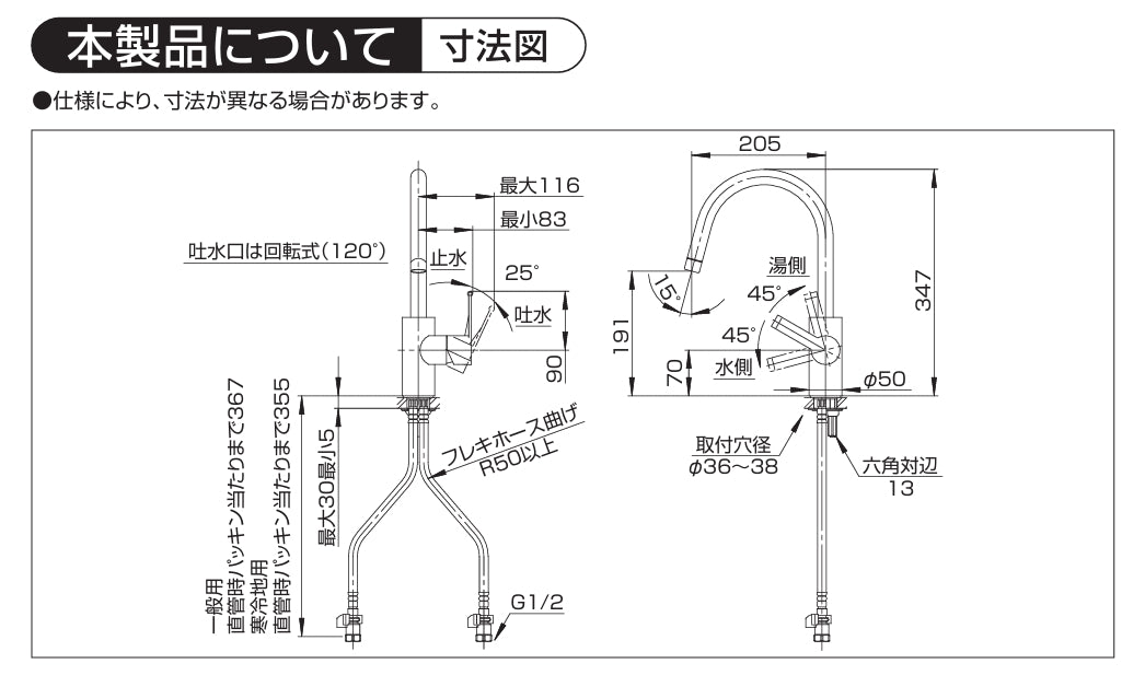 <出清特賣> 日本 Sanei 單槍鵝頸廚房龍頭 K8751jv｜原裝進口