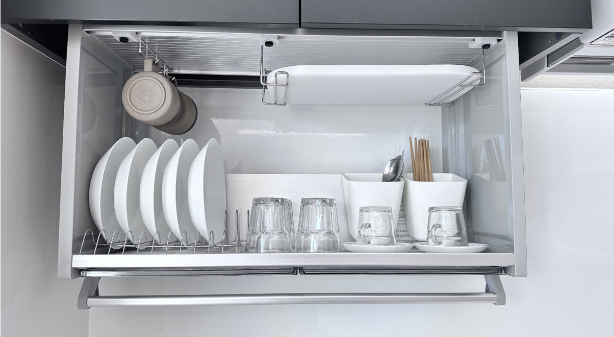 日本 DAYDO 隱藏式下拉升降櫃 60cm