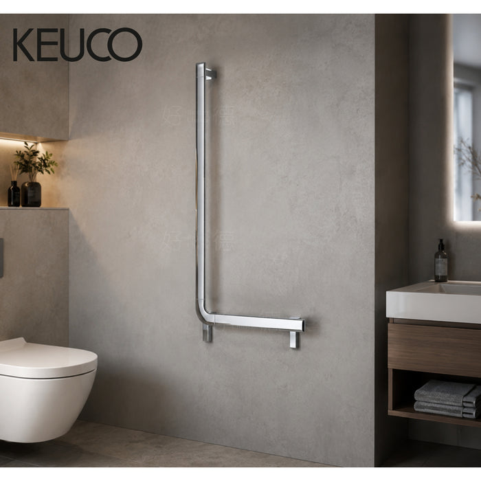 Keuco AXESS 90° 無障礙設計扶手(左/右)｜保時捷設計