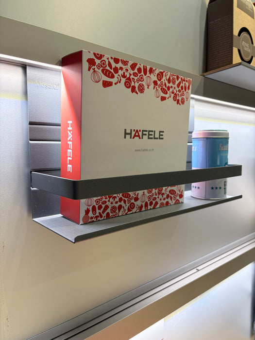 德國 MosaiQ 廚房置物架｜防跌落護欄款｜深色款