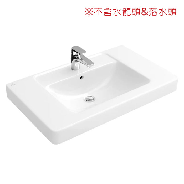 Villeroy & Boch SUBWAY 長方形檯面盆 100cm (可壁掛) - 限台中以北