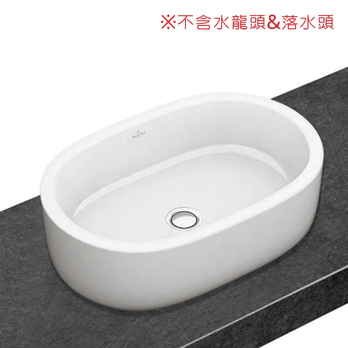 德國 Villeroy & Boch 60cm 橢圓形台上盆 - 限台中以北