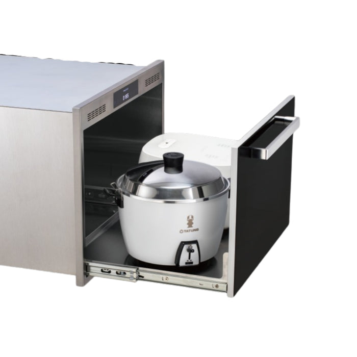 Pacific 太平洋 炊飯器收納櫃(抽屜式) 高46cm｜不鏽鋼色&黑色