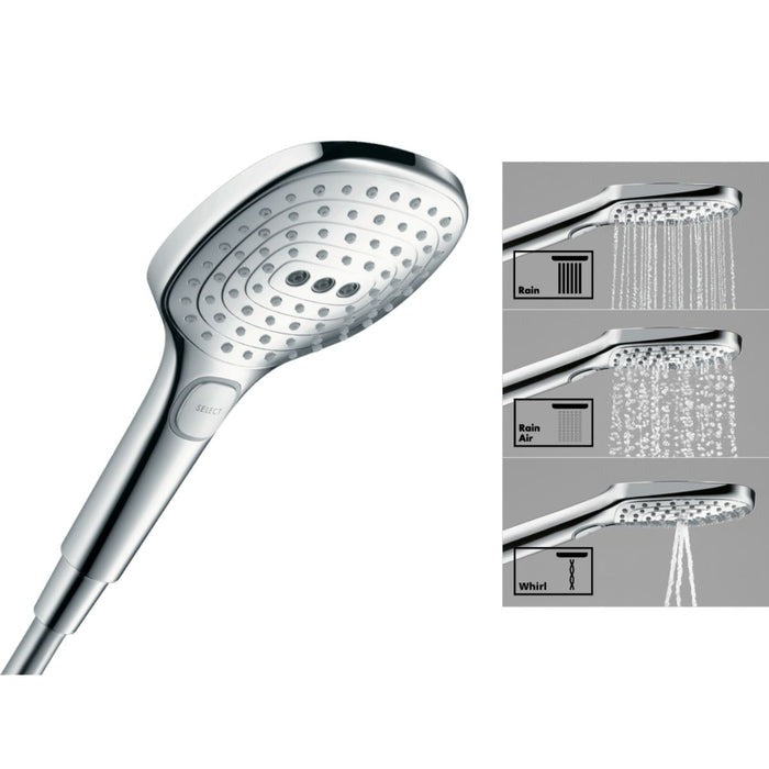 Hansgrohe 恆溫沐浴精美組｜浴杆65cm｜雙出水｜德國製