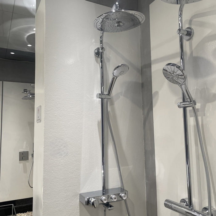 GROHE Euphoria 260 Mono 三段式恆溫花灑組｜帶下出水