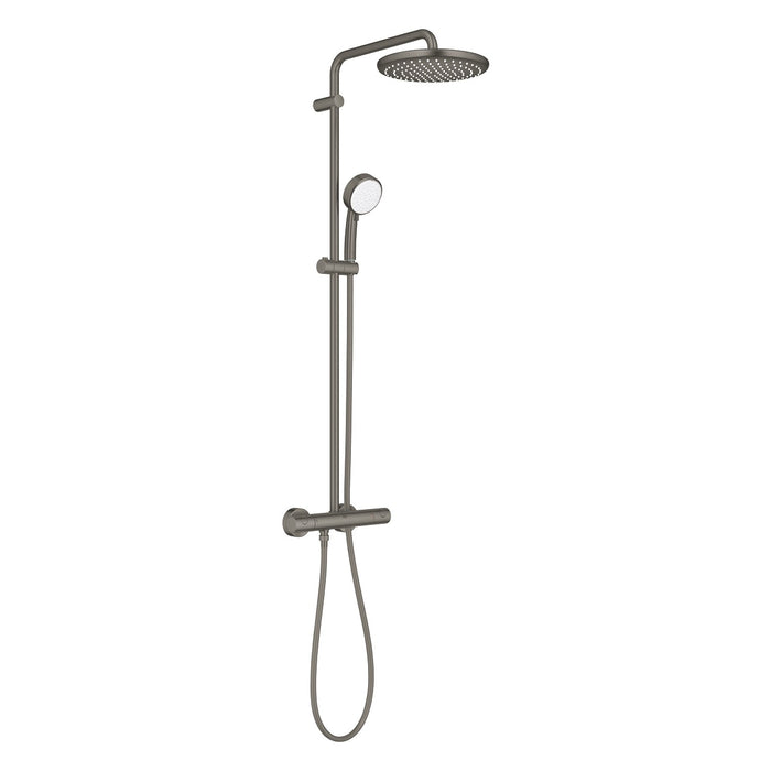 Grohe Tempesta Cosmopolitan 250 恆溫大花灑組｜黑鉻色