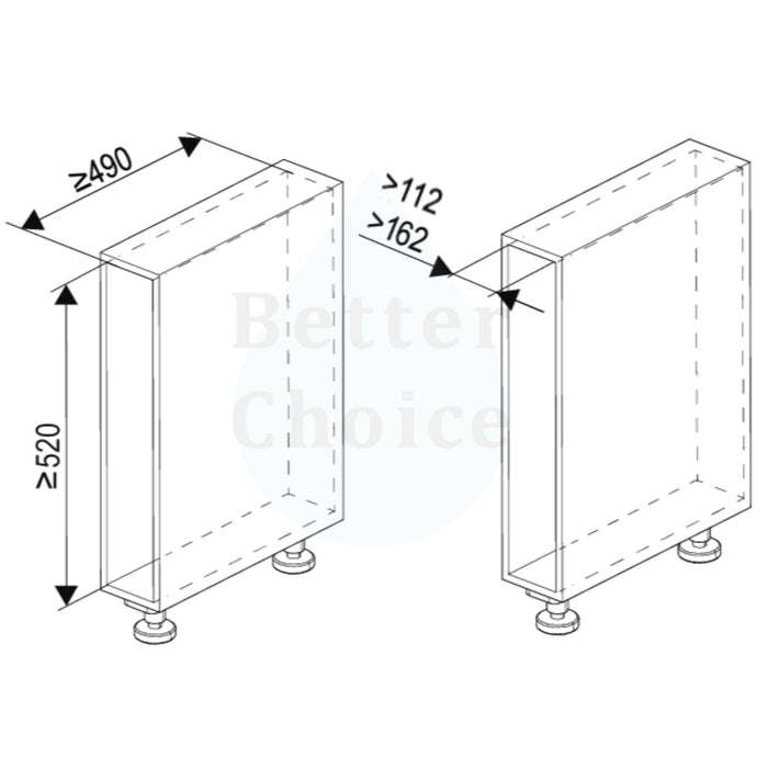 德國 Hafele BaseAgent 座式側拉籃 15cm/20cm - 承重12kg