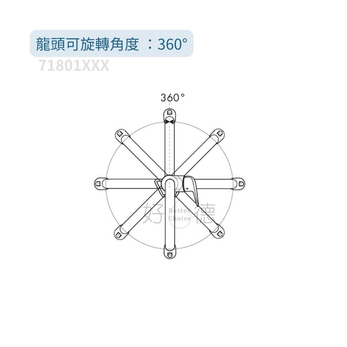 Hansgrohe Focus M42 廚房伸縮龍頭｜兩段出水