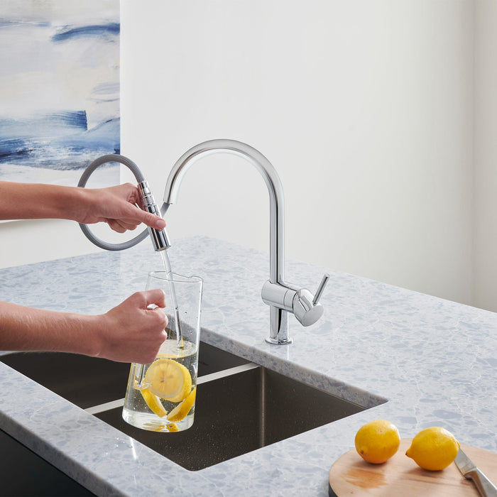 德國 Grohe Minta 伸縮廚房龍頭｜兩段出水