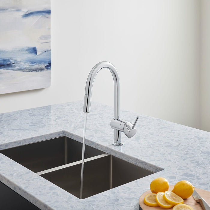 德國 Grohe Minta 伸縮廚房龍頭｜兩段出水