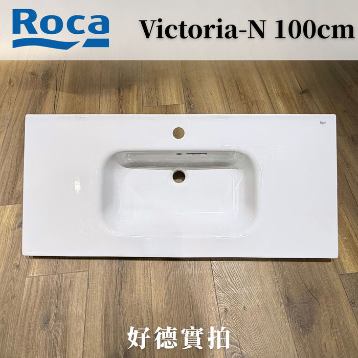 西班牙 Roca Victoria-N 100cm 超薄大檯面式洗手台｜需搭配浴櫃