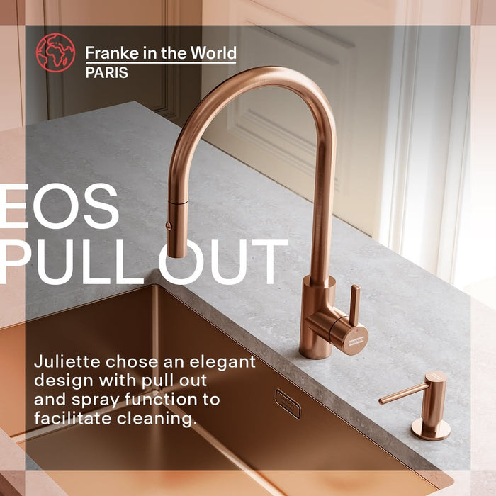 Franke Eos Neo 伸縮廚房龍頭(客製色)｜兩段式出水