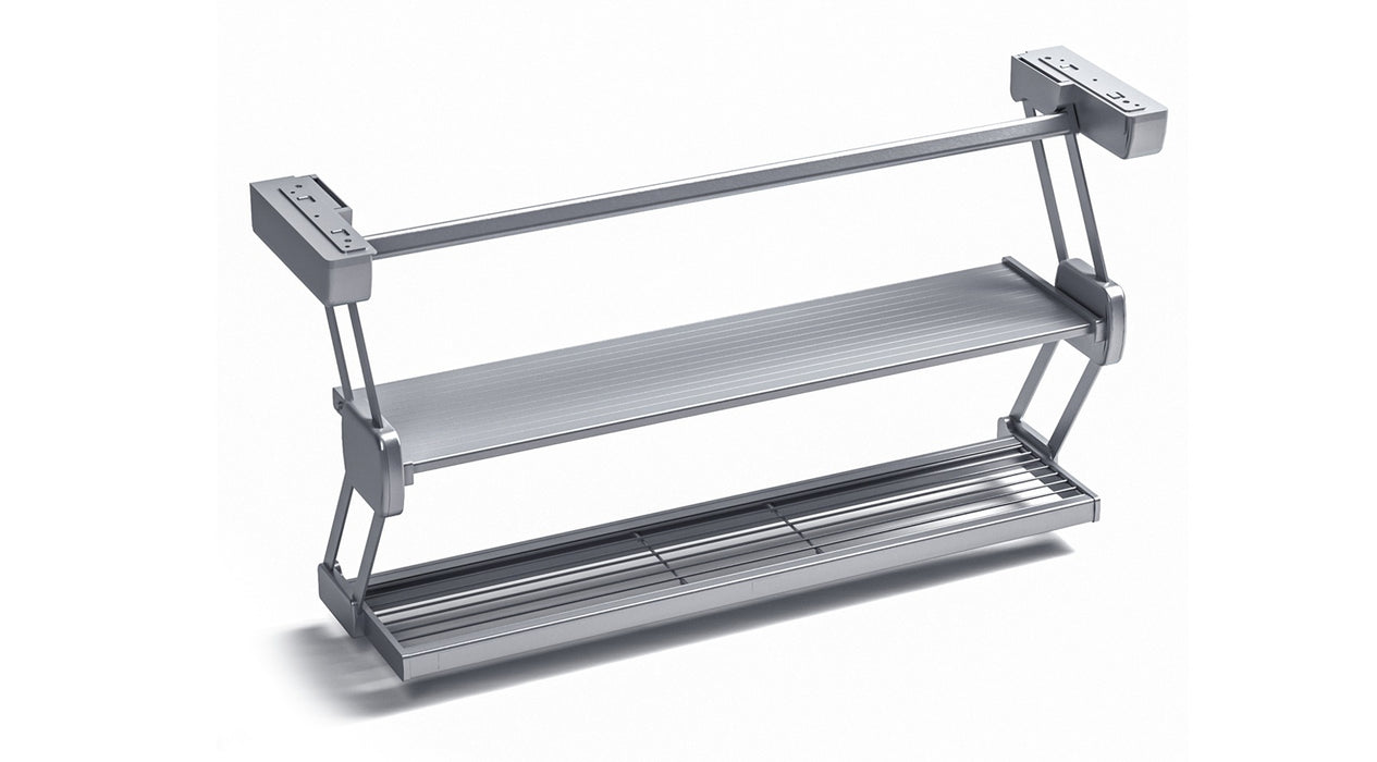 日本 DAYDO Z型下拉收納架｜雙層 60cm