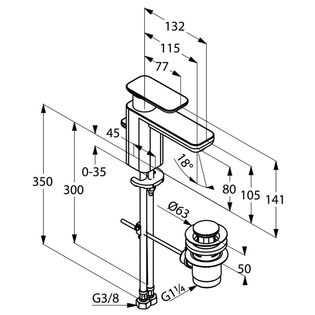 Kludi E2 80 面盆龍頭 490230575 — 好德 Better Choice
