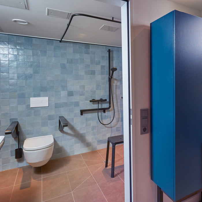 Keuco AXESS 90° 無障礙設計扶手(左/右)｜保時捷設計