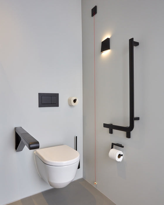 Keuco AXESS 保時捷設計｜馬桶用折疊扶手 70/85cm