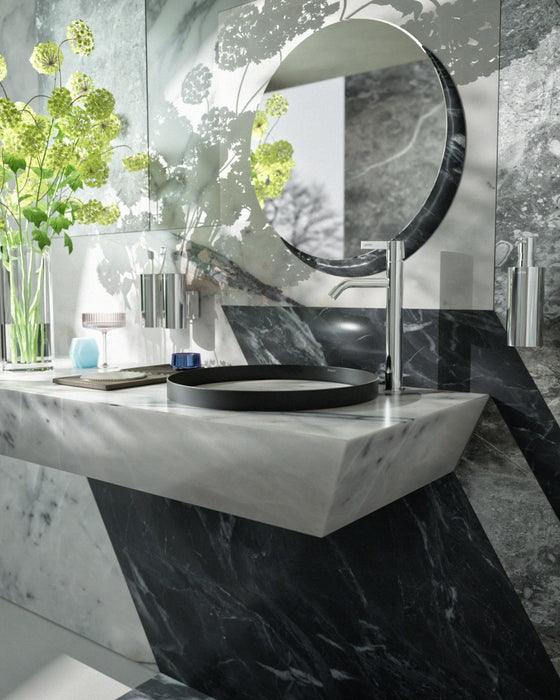 Alape In & Out 一體式檯面懸浮盆 40cm (嵌入台上盆)