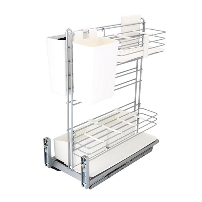 德國 Kessebohmer 櫥下調味料側拉籃｜抽拉式收納提籃組 - 承重 16 kg - 30cm櫃體