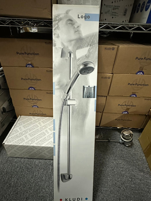 德國製 KLUDI Pure&Easy 沐浴超值組｜含蓮蓬頭+浴杆