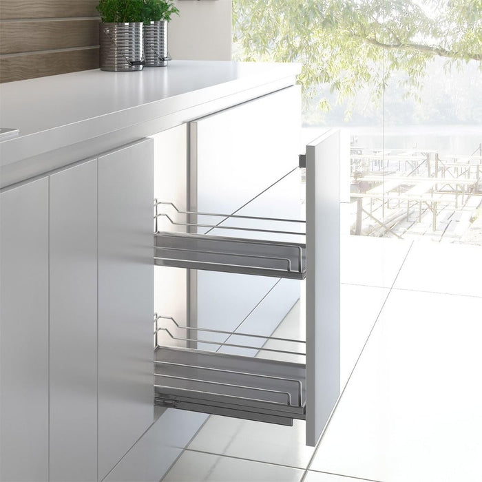 德國 Kesseböhmer Dispensa Junior III 頂級座式側拉籃 30cm  - 承重40kg