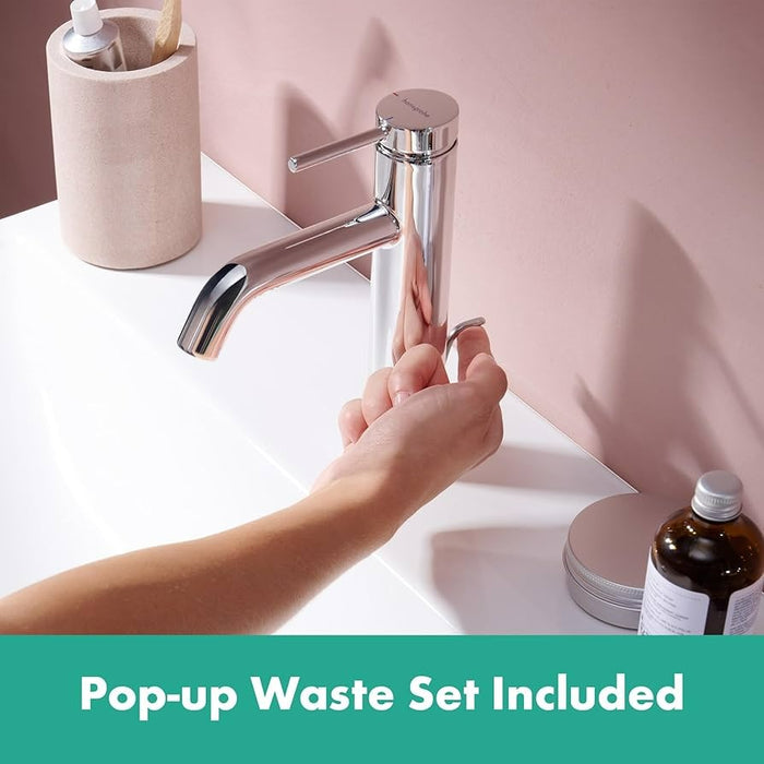 Hansgrohe Tecturis S 110 面盆龍頭 (含拉桿落水頭)