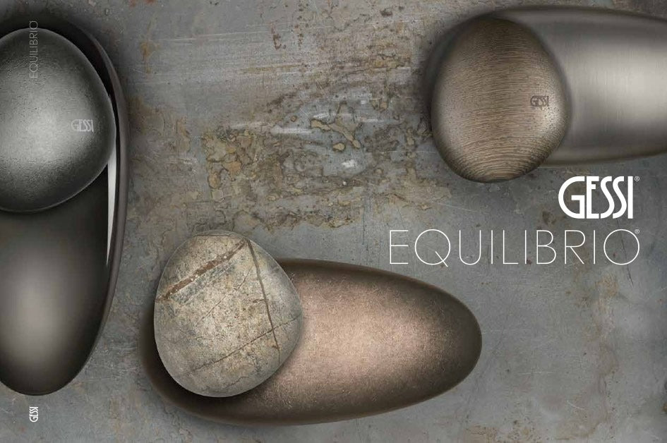 Gessi Equilibrio 鵝卵石面盆龍頭主體 52001 (需另購手把) 多色可選｜請洽客服詢價