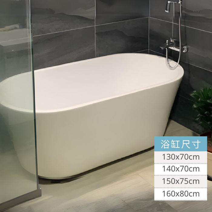 PS-J2 好德壓克力獨立浴缸｜橢圓型｜130-160 多尺寸  (交期10-14工作天)