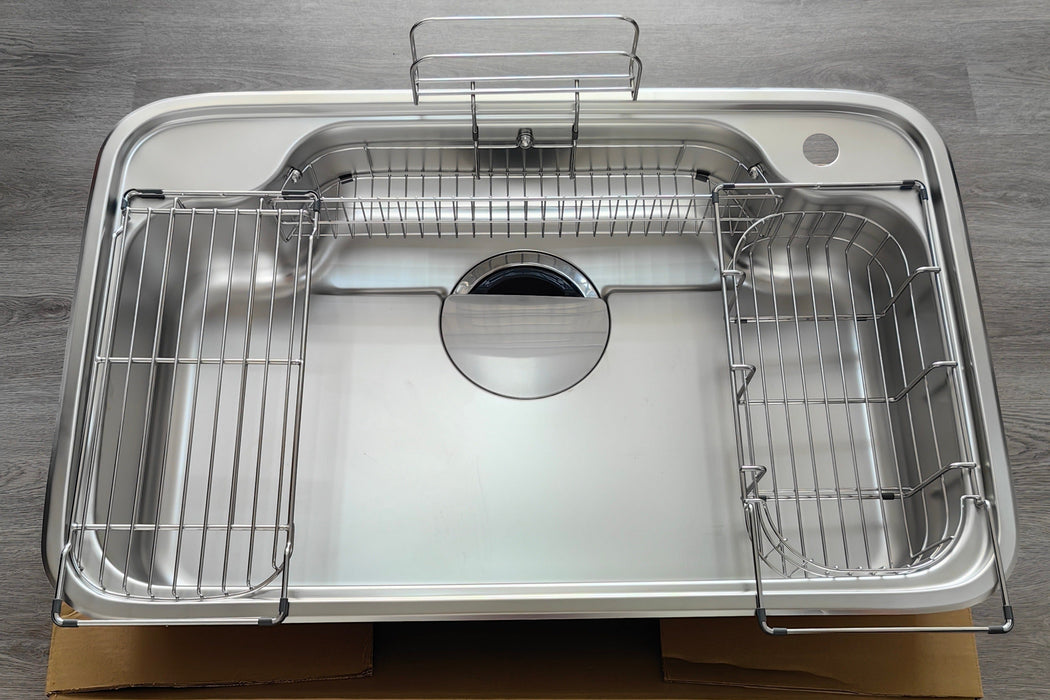 76cm LIXIL 靜音 W型 不鏽鋼大水槽 A9M｜日本原裝