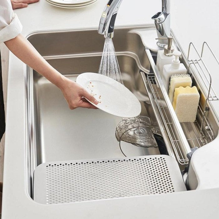 94cm LIXIL 靜音 3D 不鏽鋼大水槽 - AB4壓花款 | 日本原裝