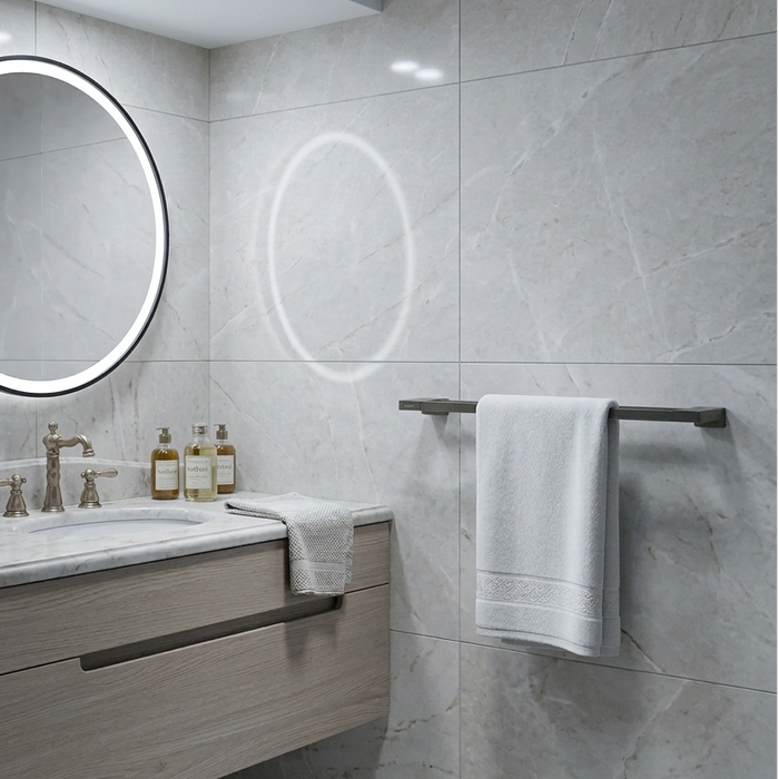 Hansgrohe AddStoris 雙杆毛巾架 65cm｜浴巾架