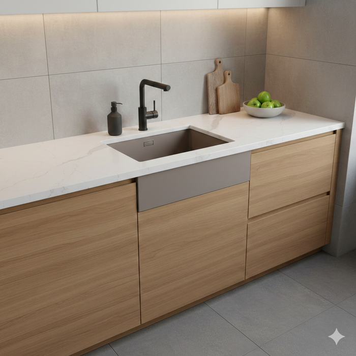 50cm Hansgrohe 花崗岩下嵌水槽｜德國製