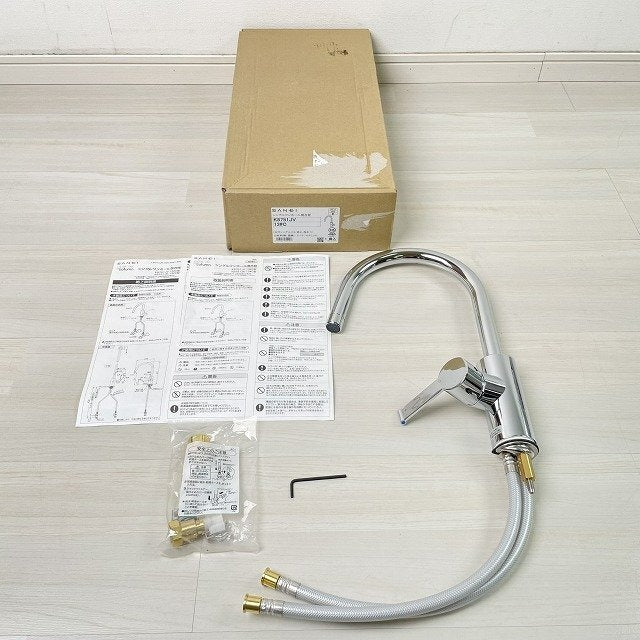 <出清特賣> 日本 Sanei 單槍鵝頸廚房龍頭 K8751jv｜原裝進口