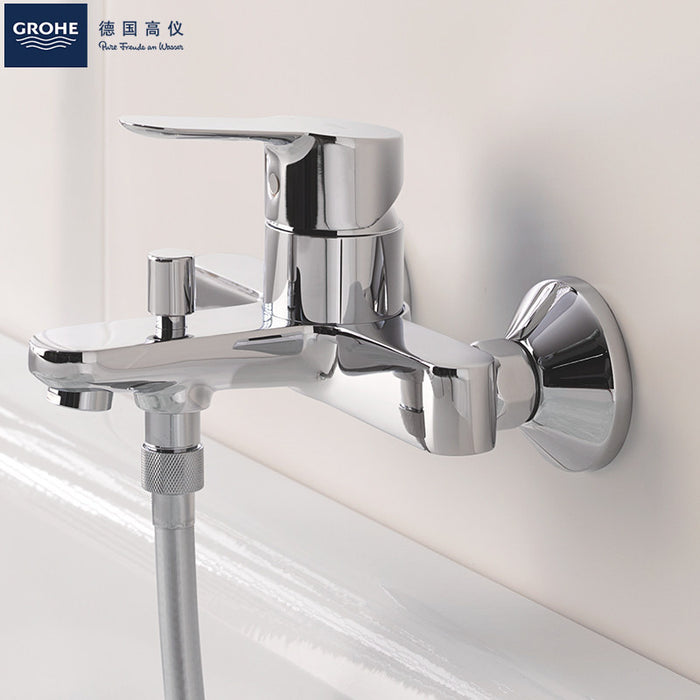 Grohe 沐浴龍頭+蓮蓬頭 超值組合｜浴杆62cm