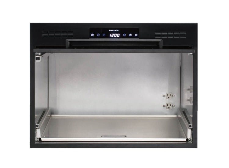 Pacific 太平洋 電器收納櫃 高46cm｜不鏽鋼&黑