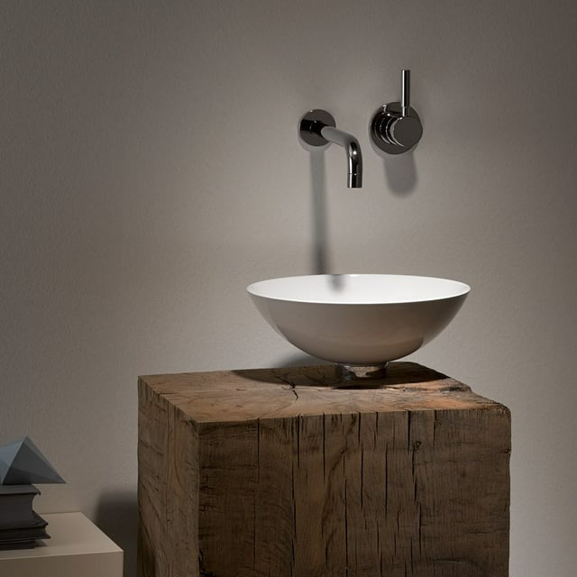 Alape SB.K300.GS 30cm 圓形碗台上盆｜搪瓷鋼材質 - 限台中以北