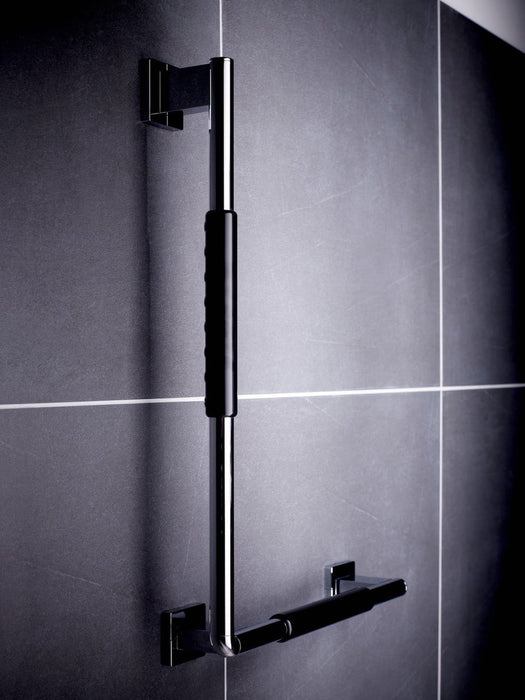 德國 Emco System2 浴室L型安全扶手｜QQ防滑好握設計｜浴缸扶手