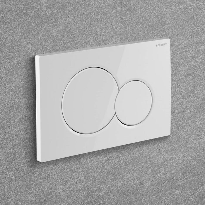 Geberit Sigma01 二段式沖水蓋版｜需搭配水箱