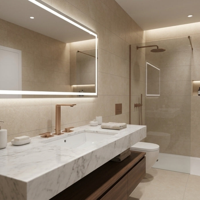 現貨在台｜德國 GROHE Allure 三孔面盆龍頭 M-size (玫瑰金色)