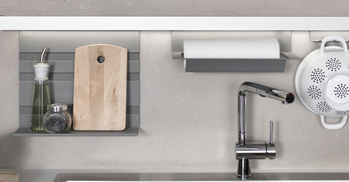 德國 MosaiQ 廚房紙巾架｜深色款