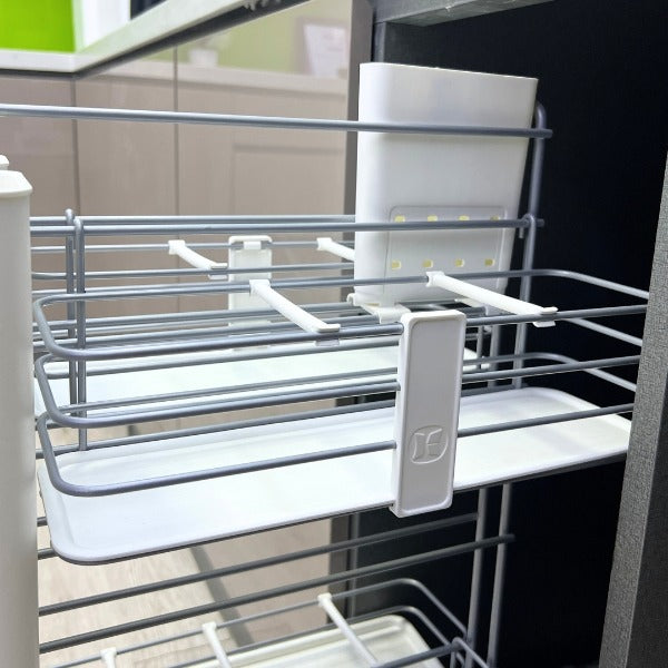 德國 Kessebohmer 櫥下調味料側拉籃｜抽拉式收納提籃組 - 承重 16 kg - 30cm櫃體