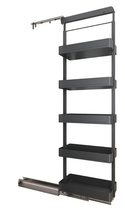 德國 Hafele tallAGENT 廚房高身櫃(深灰色)｜承重80kg｜大容量收納首選