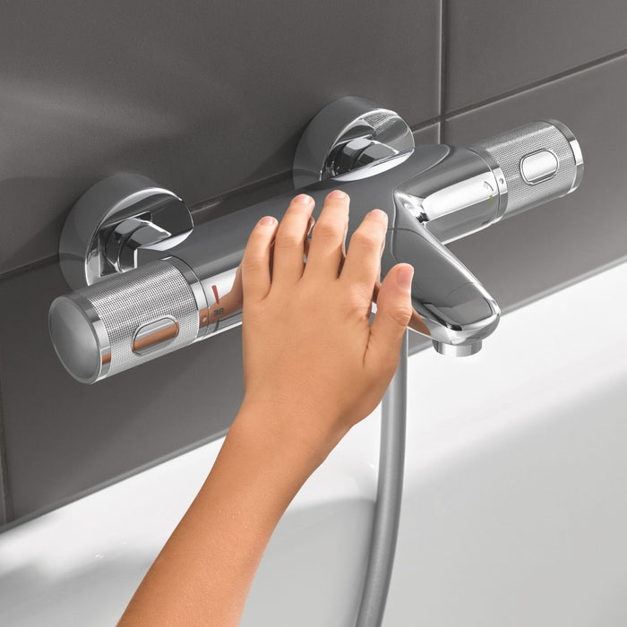 Grohe Grohtherm 1000 P 恆溫龍頭｜雙出水