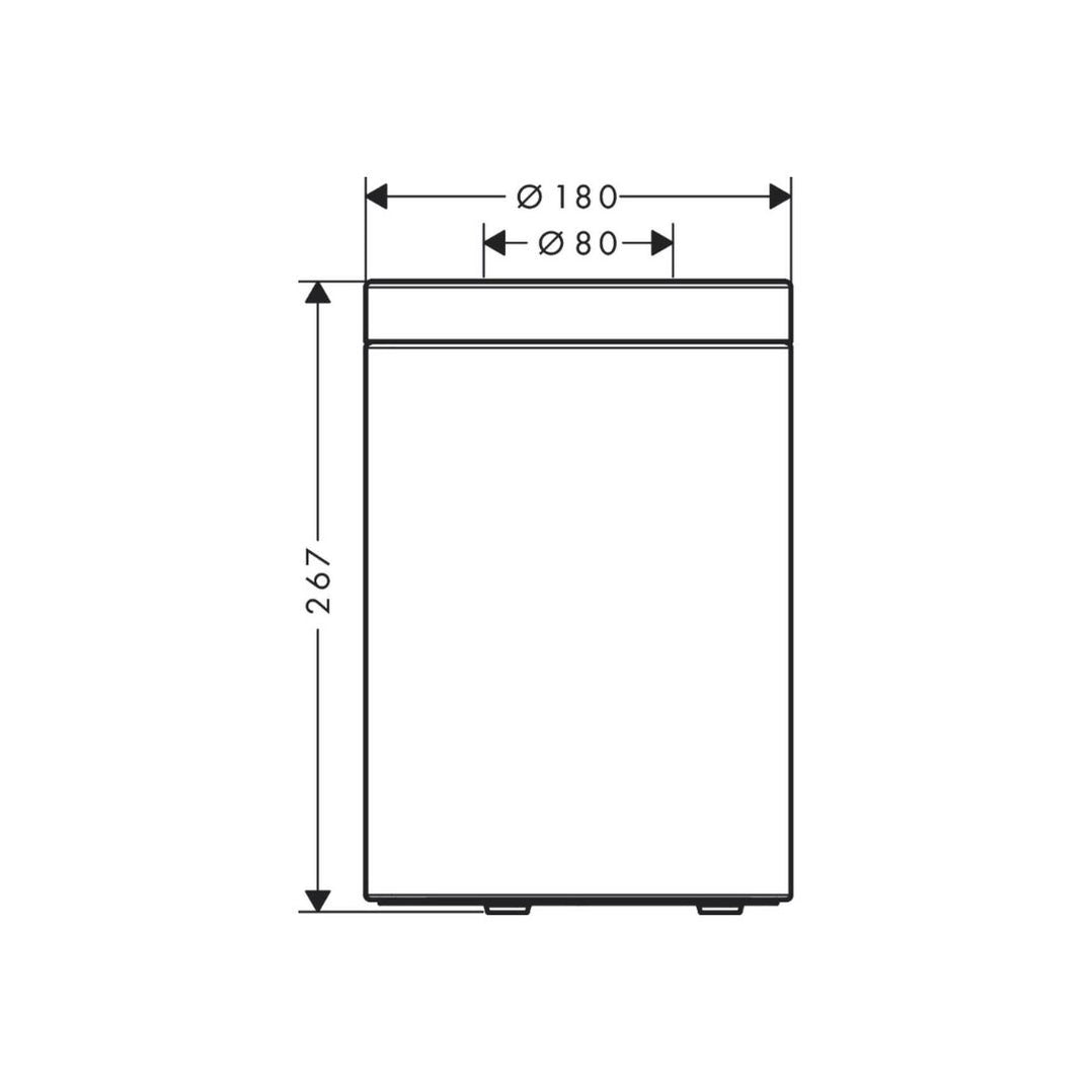 Axor Universal CIRCULAR 垃圾桶 42872310 42872000 42872670 42872250 ...