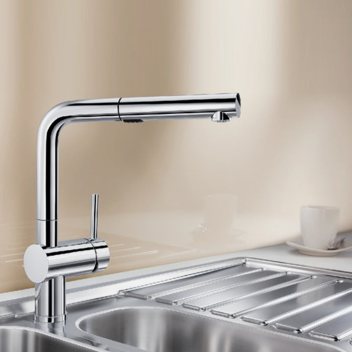 Blanco Linus-S Vario 伸縮廚房龍頭|二段出水