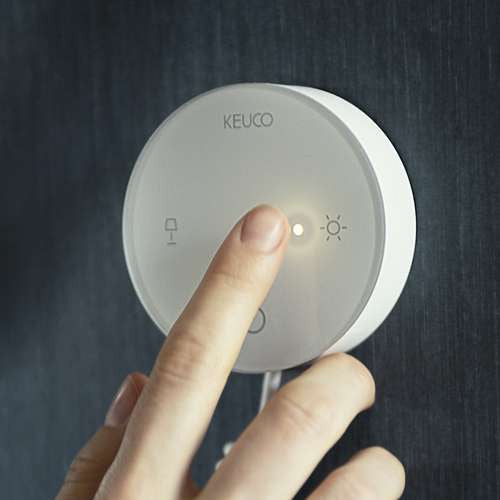 Keuco iLook Move LED伸縮化妝鏡｜5倍率放大｜5段調光｜110V/220V